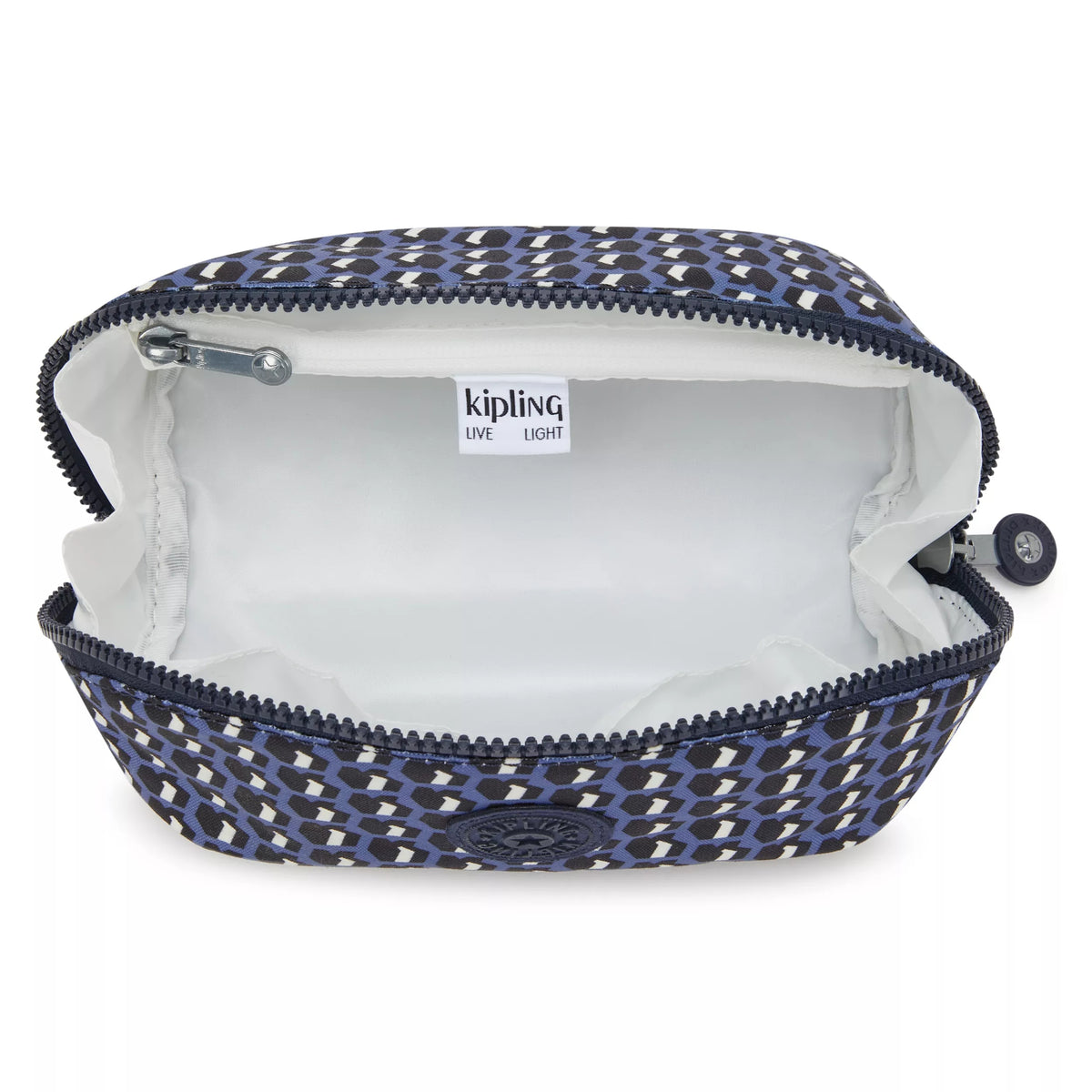 Mirko Small Printed Toiletry Bag 3D K Blue - 3