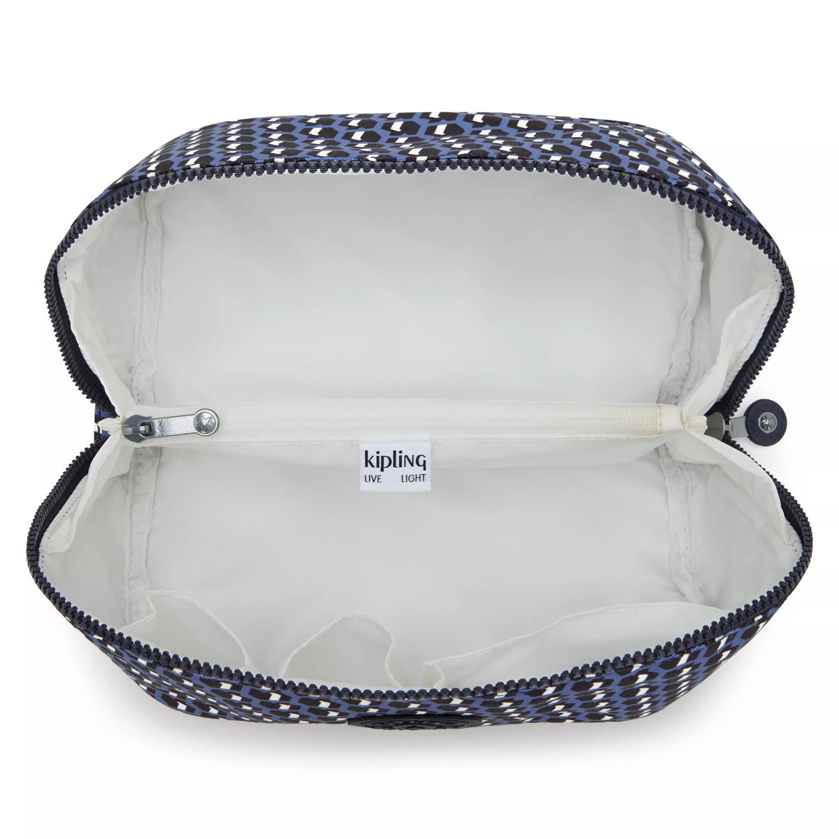 Mirko Medium Printed Toiletry Bag 3D K Blue - 3