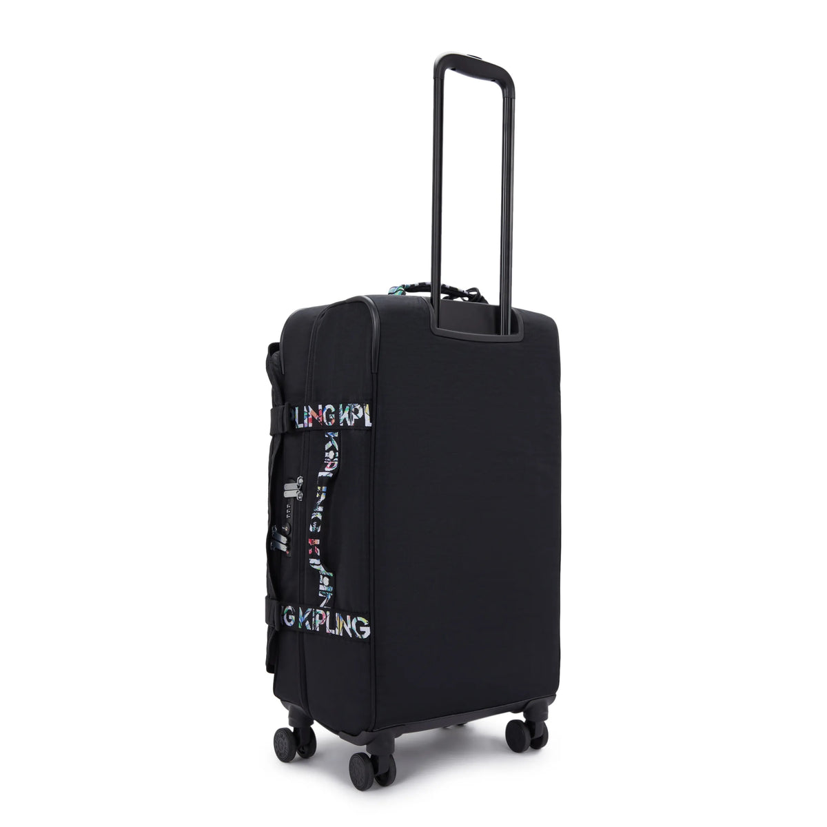 Spontaneous Medium Rolling Luggage Black Noir Plus - 3