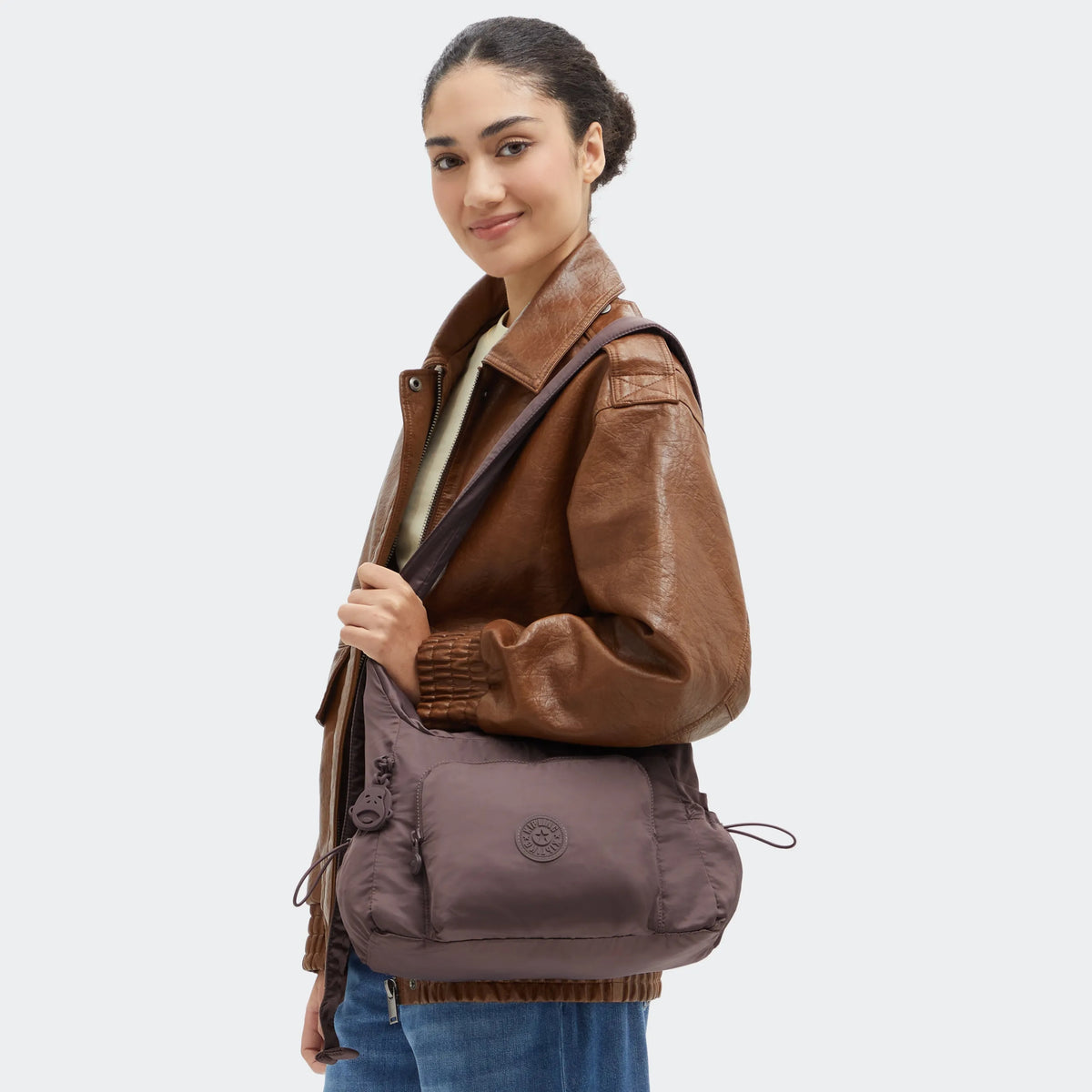 Gabb Small Smooth Satin Crossbody Bag Simply Mocha - 2