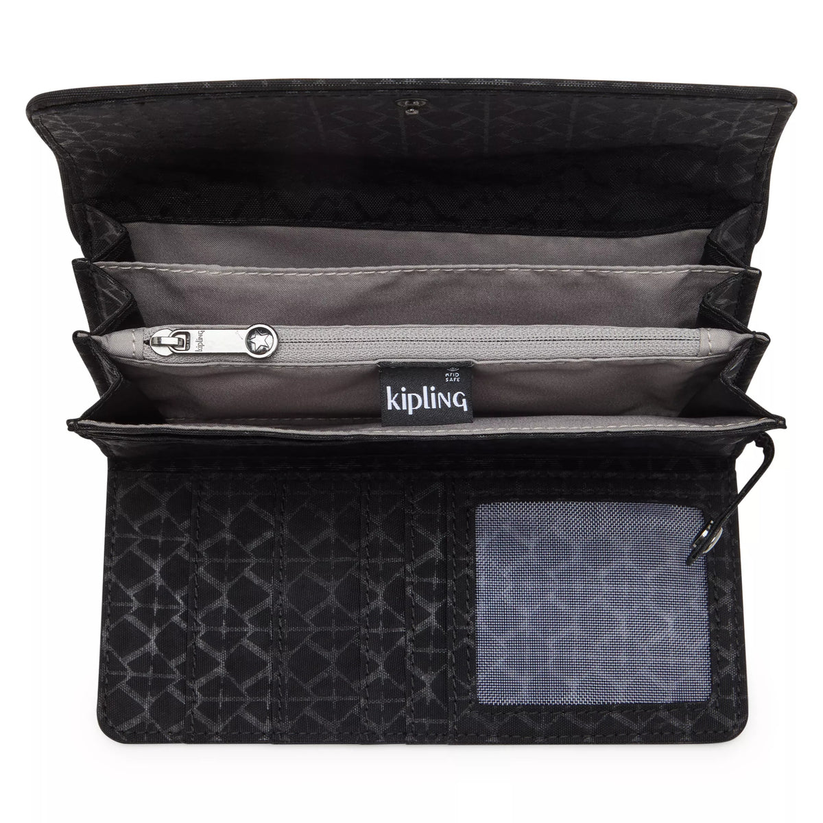 Money Land Printed Snap Wallet Signature Emb - 3