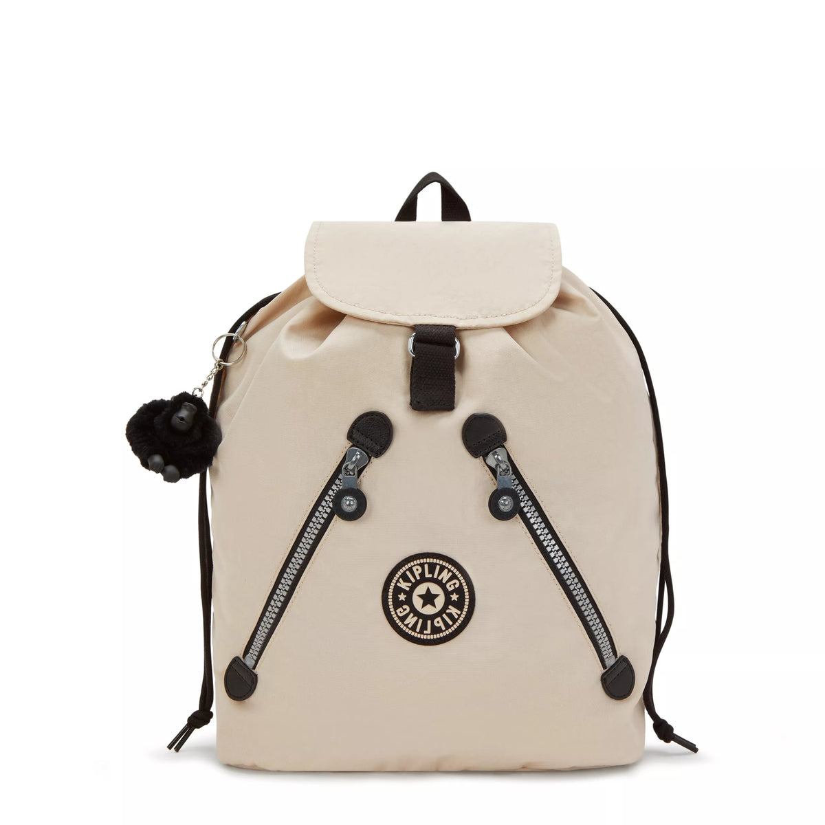 New Fundamental Large Backpack Back to Beige H - 1