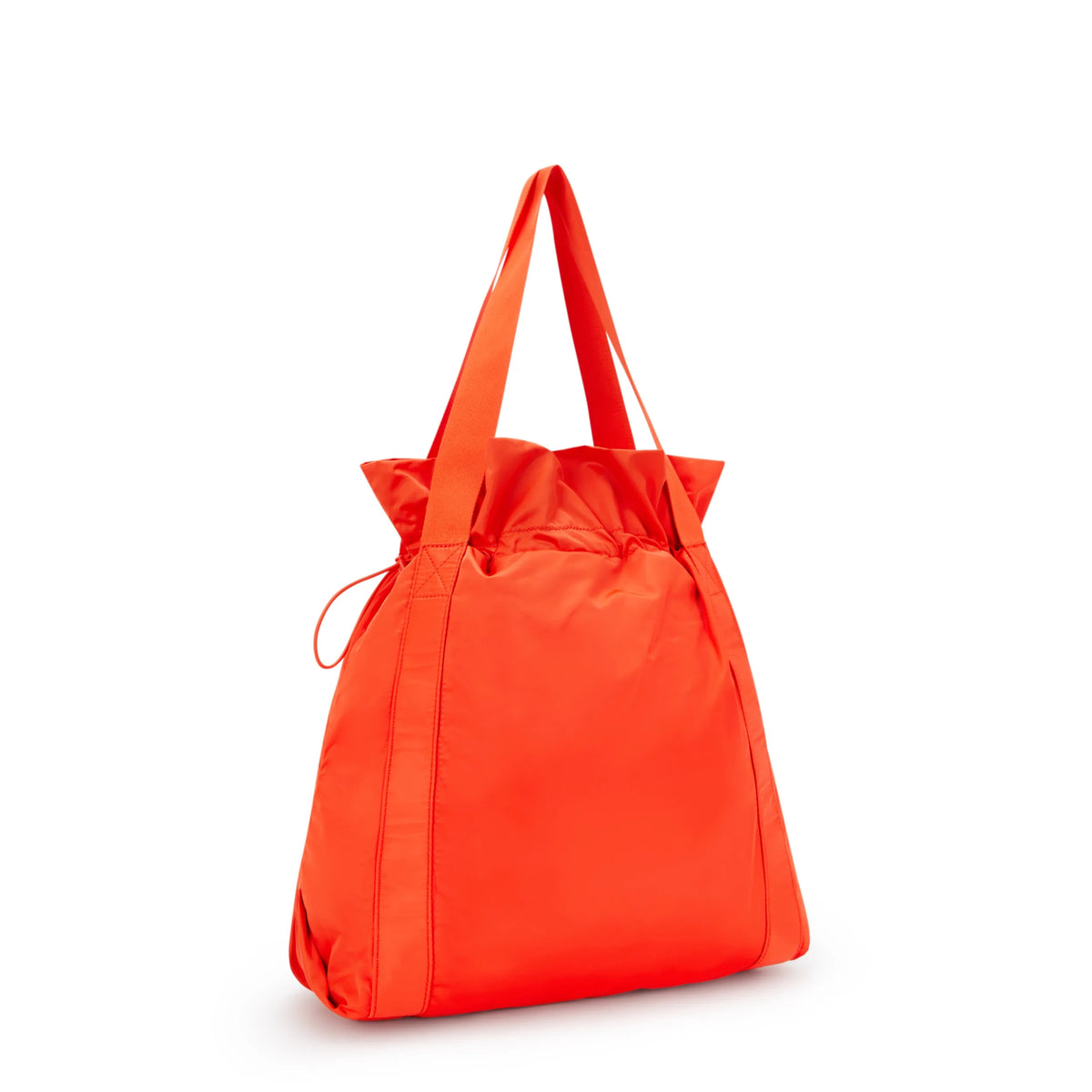 Elmar Smooth Satin Tote Bag Open Orange - 2