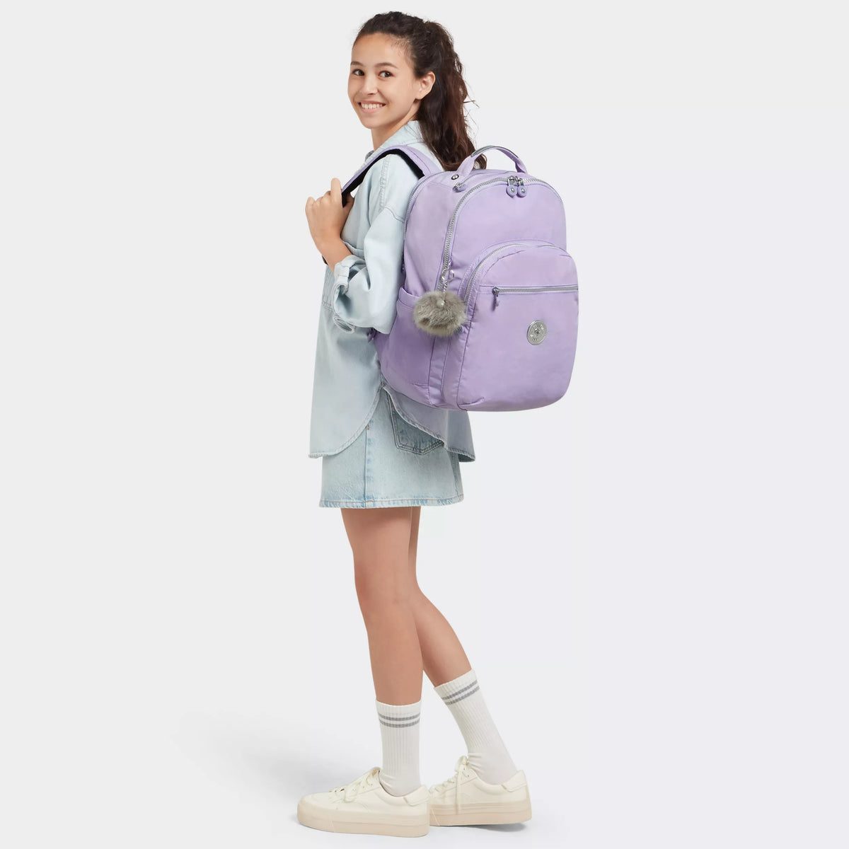 Seoul Extra Large 17" Laptop Backpack Bridal Lavender - 2