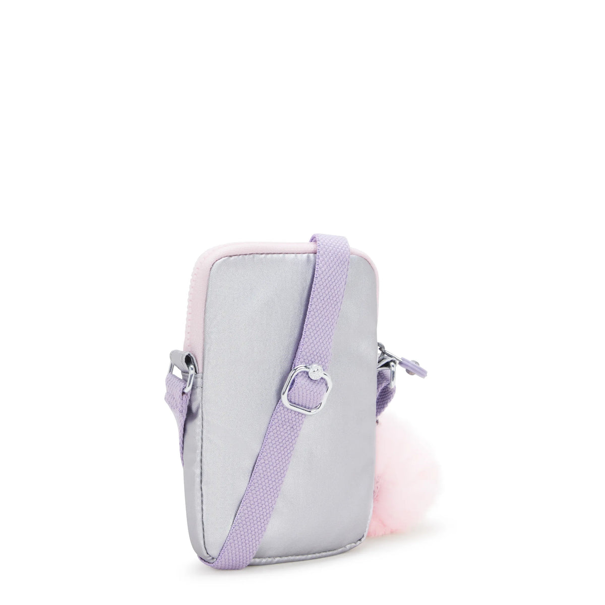 Tally Metallic Crossbody Phone Bag Silver Glow Met - 2