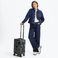 Spontaneous Small Printed Rolling Luggage Striped Grasses - 2