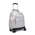 New Zea Metallic 15" Laptop Rolling Backpack Silver Glow Metallic - 4