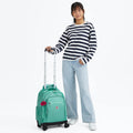 New Zea Metallic 15" Laptop Rolling Backpack Oasis Mint Metallic - 6