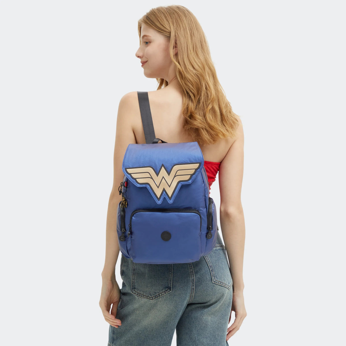 Wonder Woman City Zip Small Backpack Wonder Blue - 2