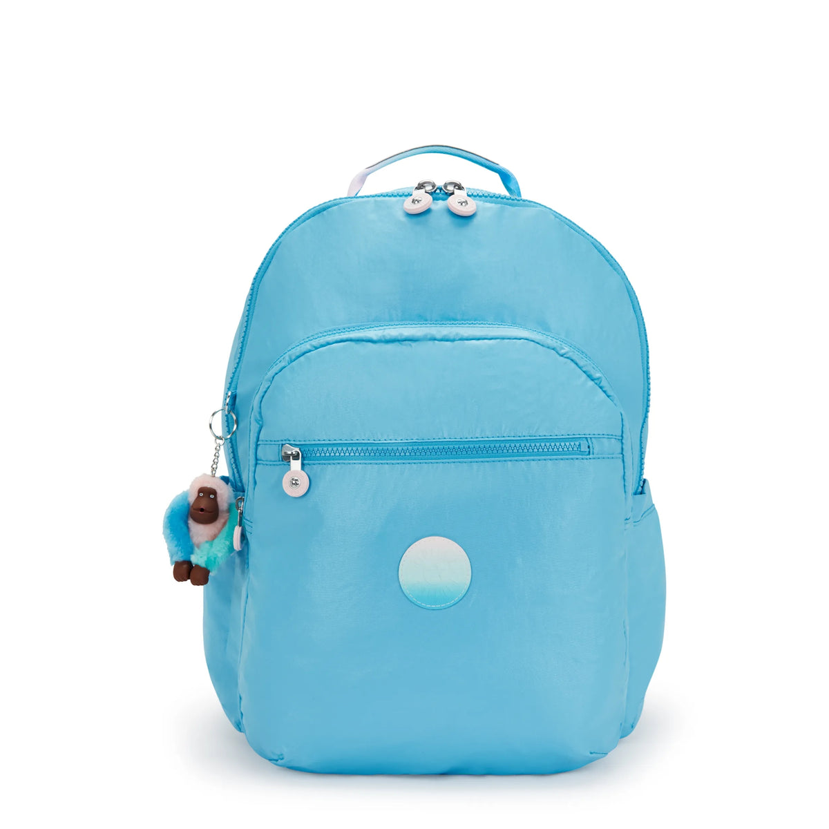 Seoul Extra Large Metallic 17" Laptop Backpack Sea Blue Met - 1
