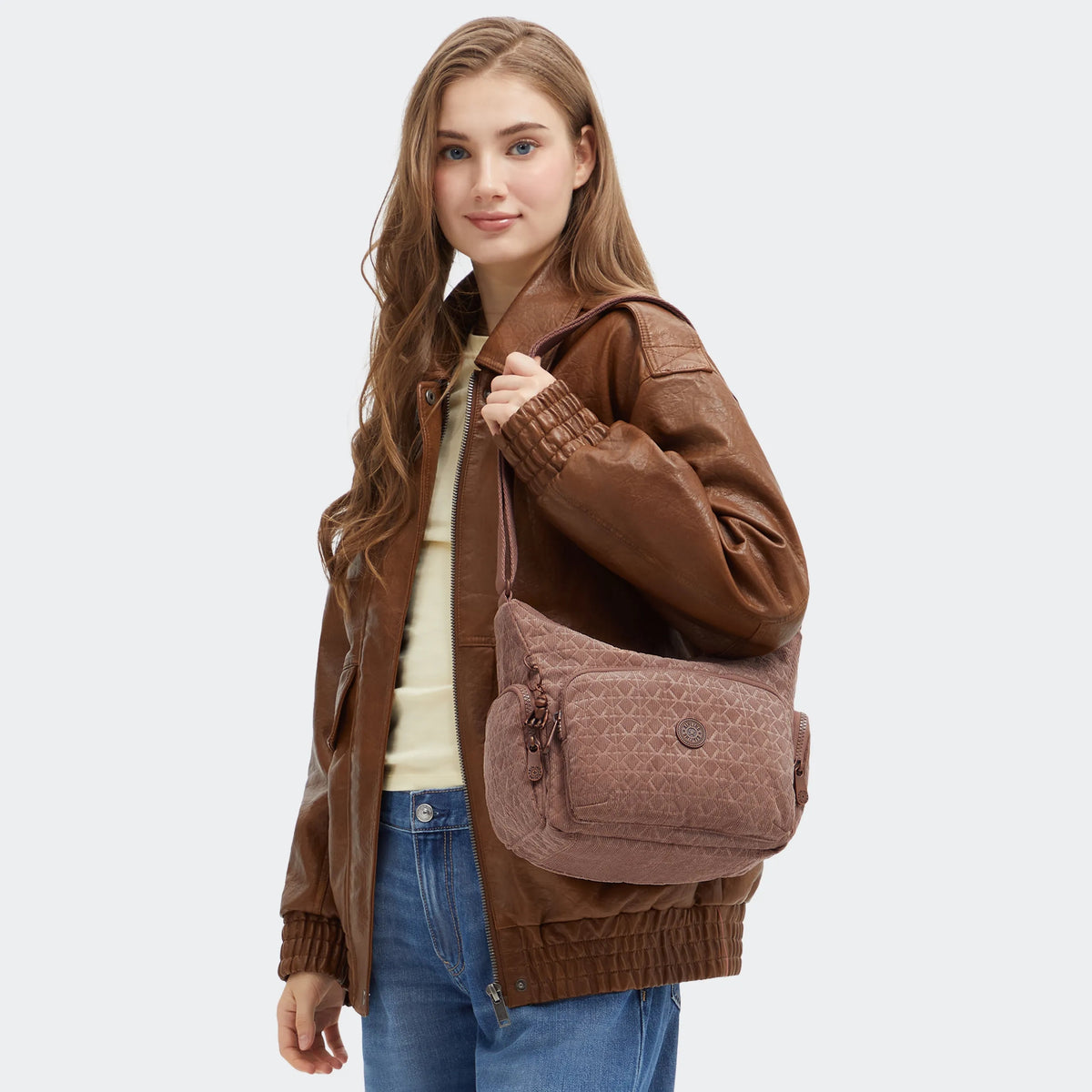 Gabb Small Crossbody Bag Signature Brown Corduroy - 2