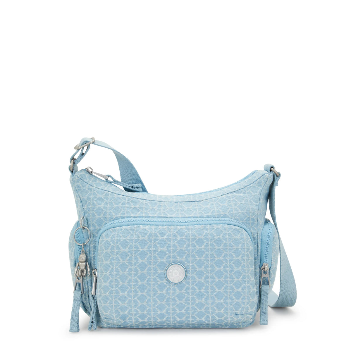 Gabb Small Printed Denim Crossbody Bag Light Denim Jq - 1