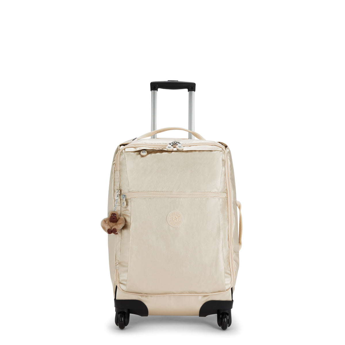 Darcey Small Metallic Carry-On Rolling Luggage Starry Gold Metallic - 1