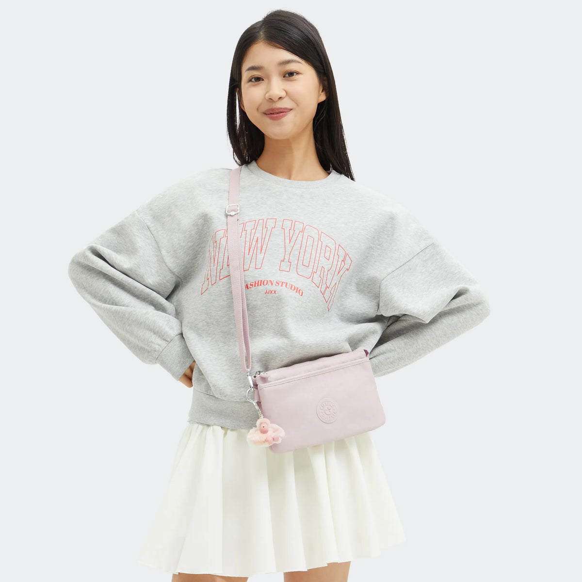Riri Metallic Crossbody Bag Pink Shine - 2