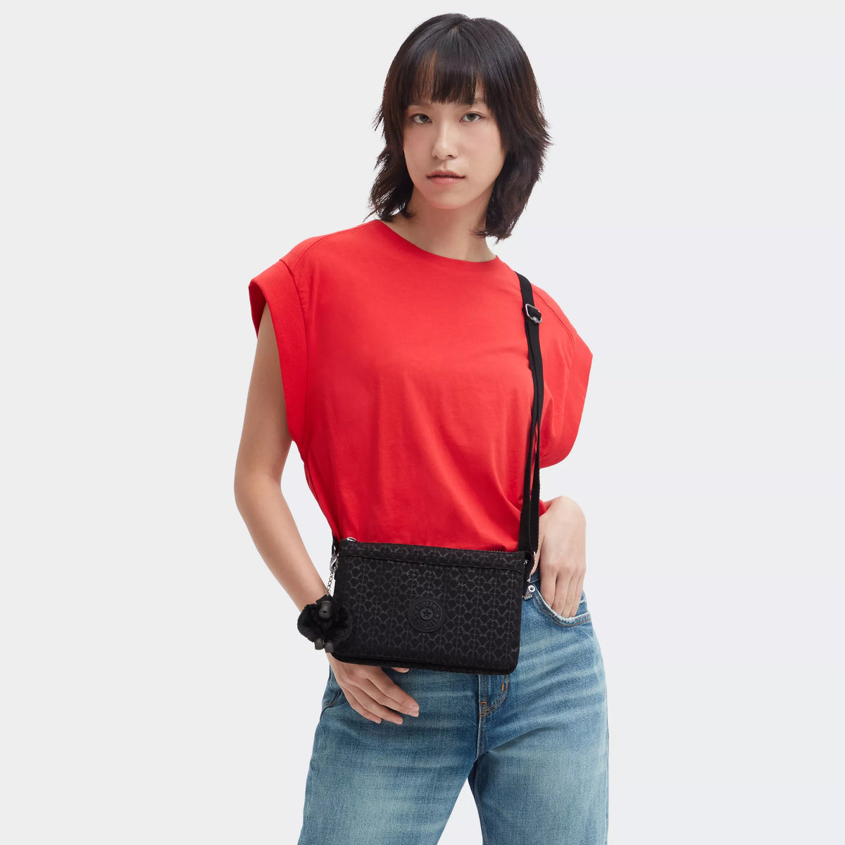 Riri Printed Crossbody Bag Signature Emb - 2