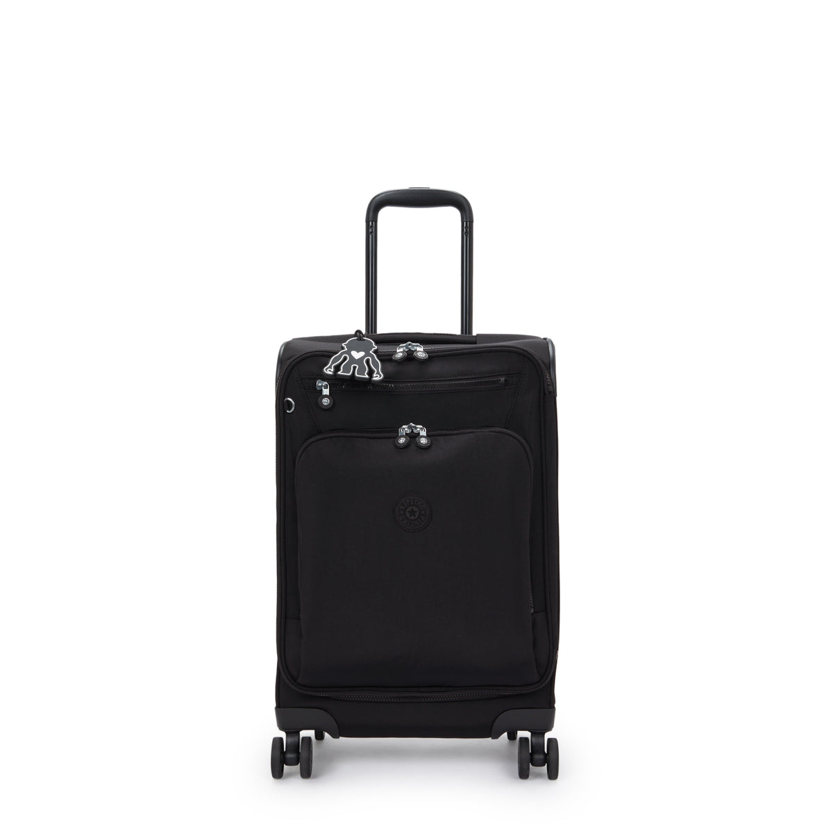 Youri Spin Small 4 Wheeled Rolling Luggage Black Noir - 1