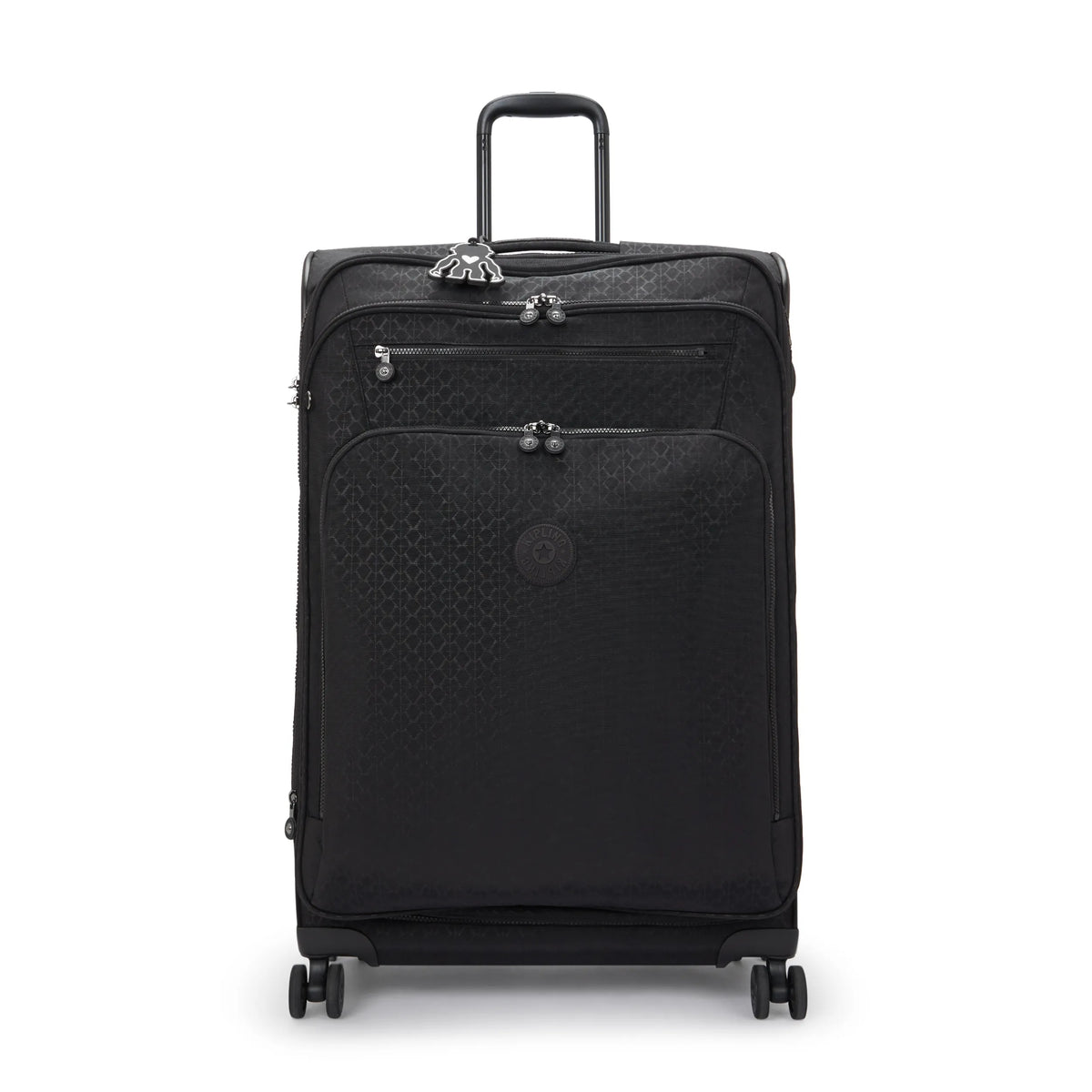 Youri Spin Large Printed 4 Wheeled Rolling Luggage Signature Emb - 1