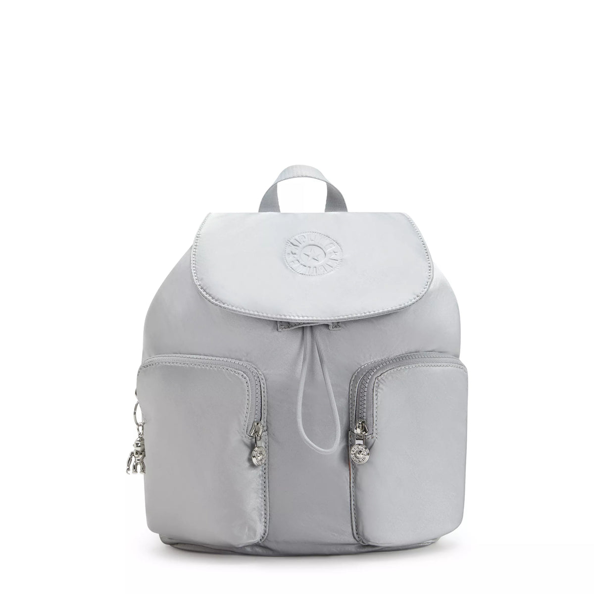 Anto Small Metallic Backpack Silver Glam - 1
