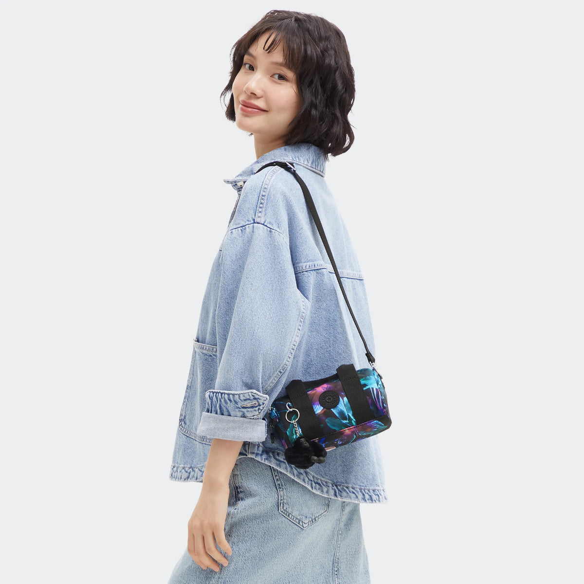 Bina Mini Printed Shoulder Bag Spectral Orchid - 2