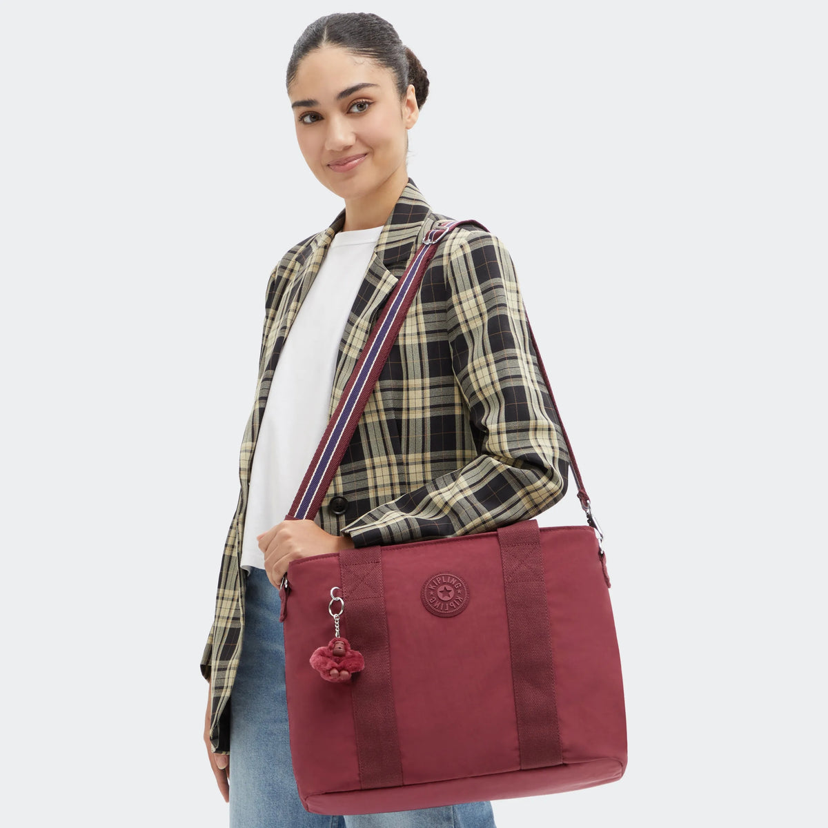 Minta Large Shoulder Bag Lounge Wine - 2