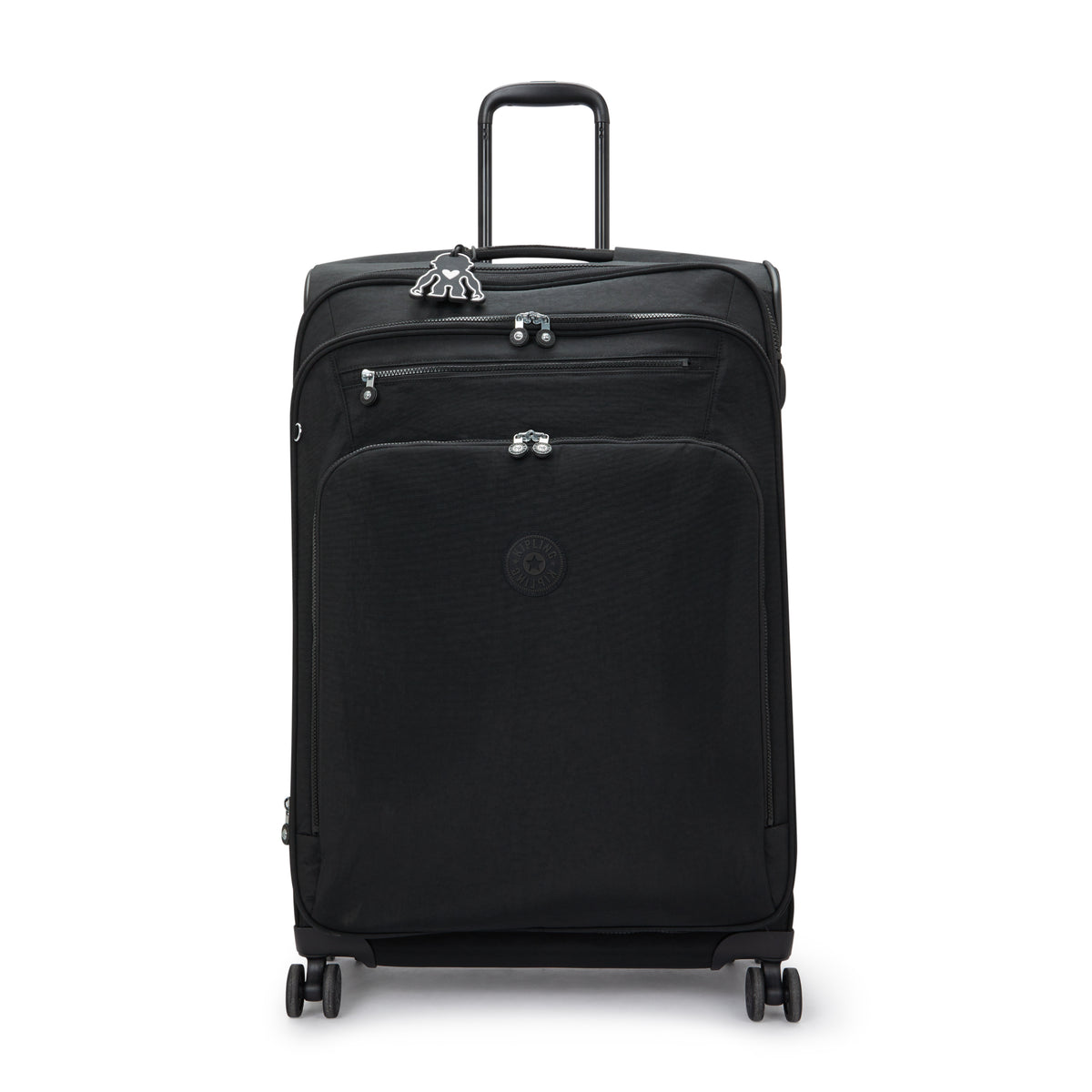 Youri Spin Large 4 Wheeled Rolling Luggage Black Noir - 1