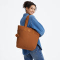 Hanifa 15" Laptop Tote Bag Stylish Mokka - 2