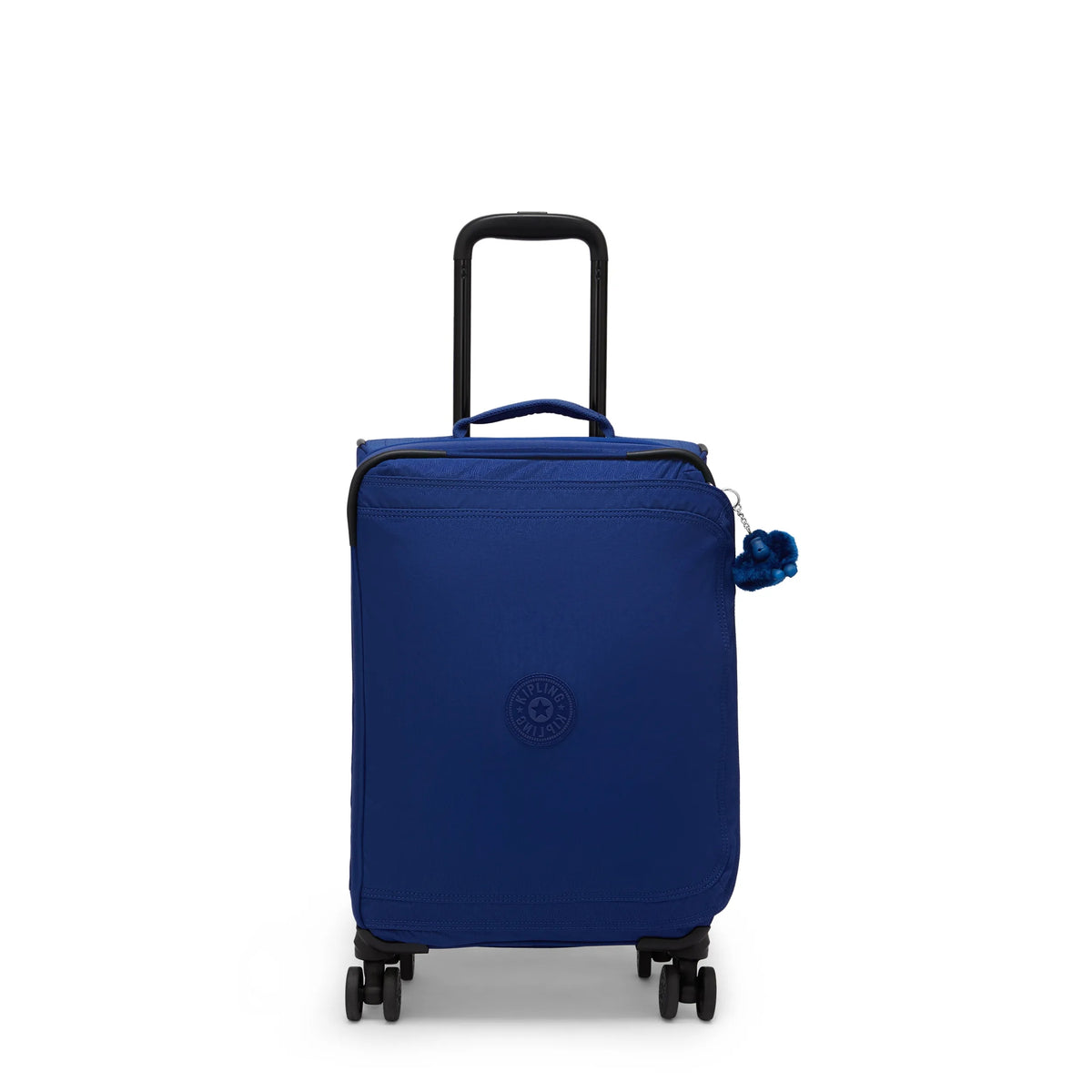 Spontaneous Small Printed Rolling Luggage Diamond Wave Embossed - 