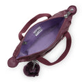 Art Compact Metallic Crossbody Bag Grape Wine Metallic - 4