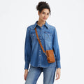 Telmo Wallet Crossbody Bag Stylish Mokka - 2