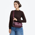 Gabbette Small Metallic Crossbody Bag Grape Wine Metallic - 2