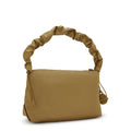 Eleni Medium Smooth Satin Shoulder Bag Goldish Brown - 3