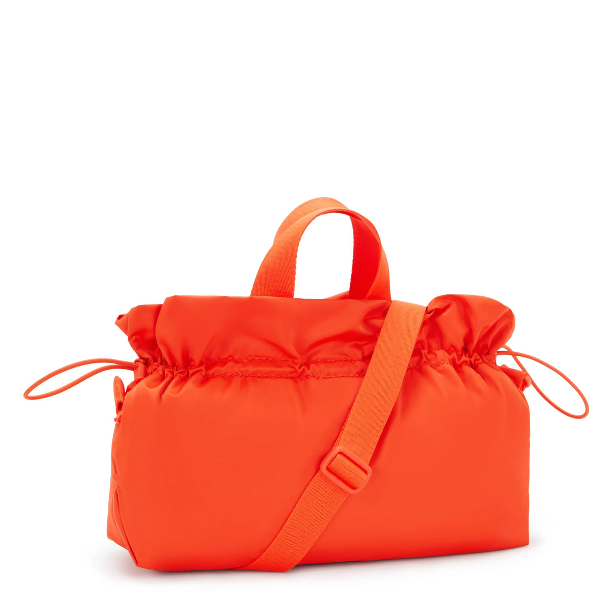 Elza Smooth Satin Crossbody Bag Open Orange - 3