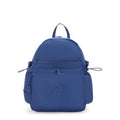 Amita Smooth Satin Backpack Casual Blue - 1