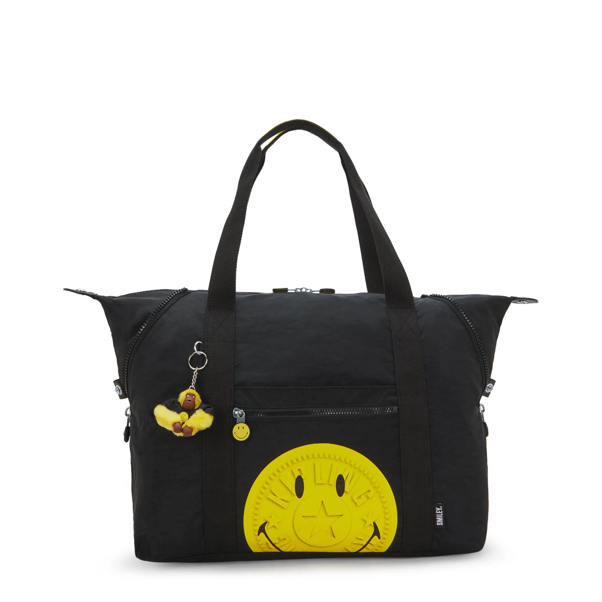 Art Medium Tote Bag Yellow Fun Black - 