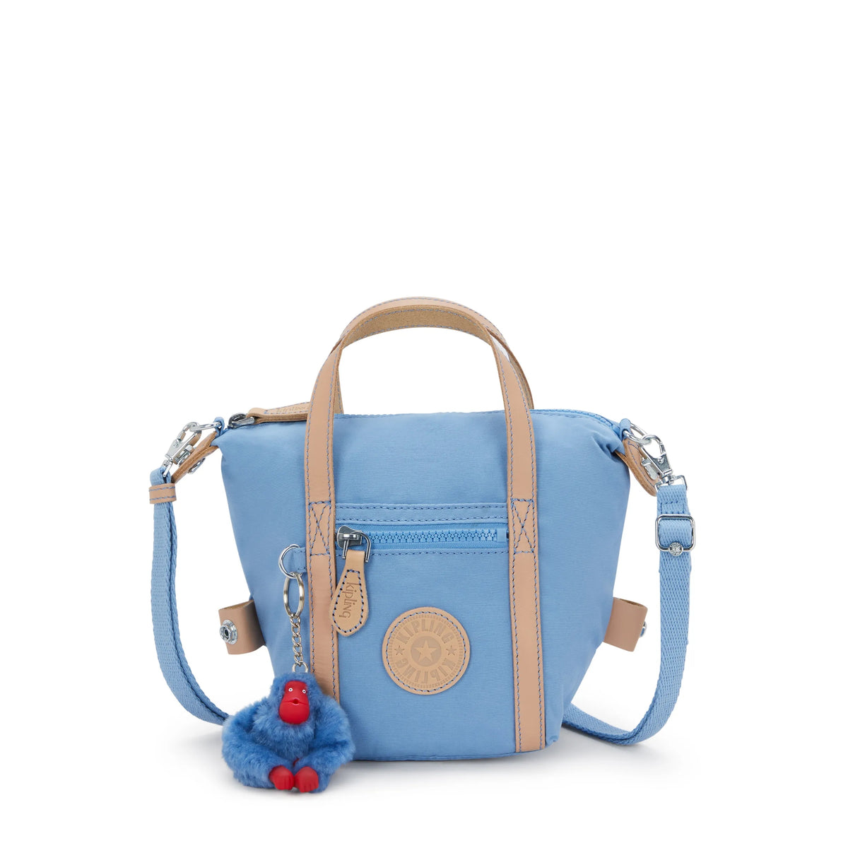 Boxy Art Small Crossbody Cotton Air Blue - view1