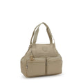 Art Duo Pocket Tote Bag Boho Tan - 6