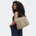 Art Duo Pocket Tote Bag Boho Tan - 2
