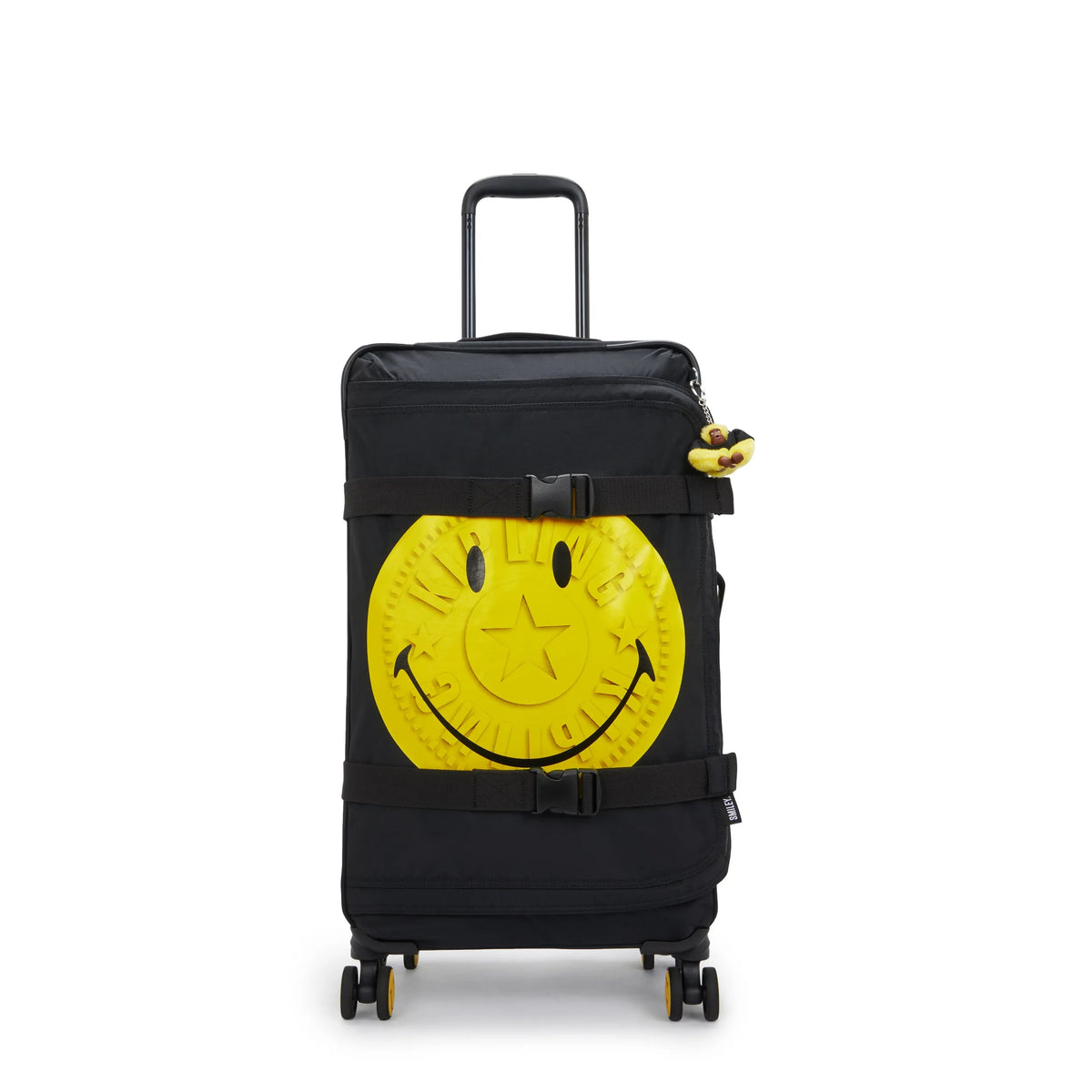 Spontaneous Medium Rolling Luggage Yellow Fun Black - 