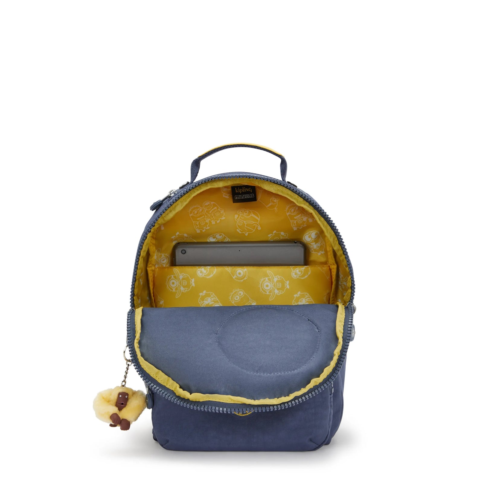 Minions Seoul Small Tablet Backpack Dungaree Blue-view-3