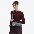 Linas Metallic Crossbody Bag Warm Steel Metallic - 2