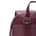 City Pocket Small Metallic Backpack Grape Wine Metallic - 6
