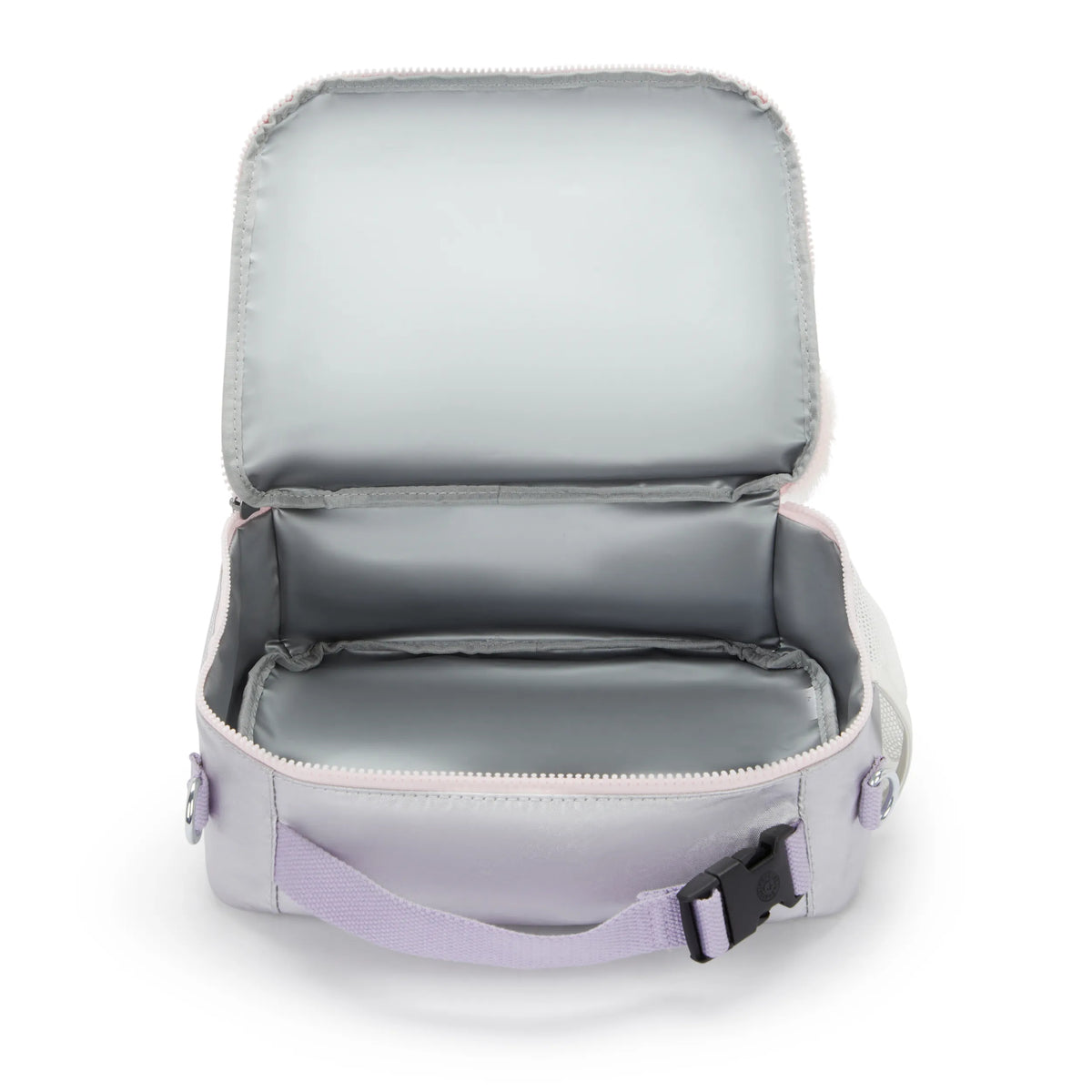 Ermy Metallic Lunch Bag Silver Glow Met - 3