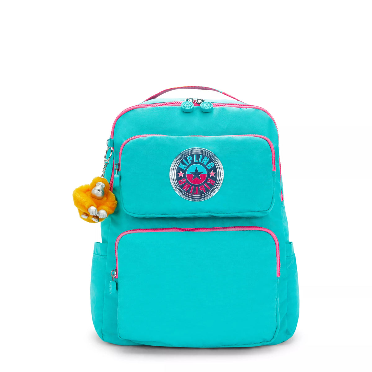 Kagan 16" Laptop Backpack Peacock Teal Stripe - 1