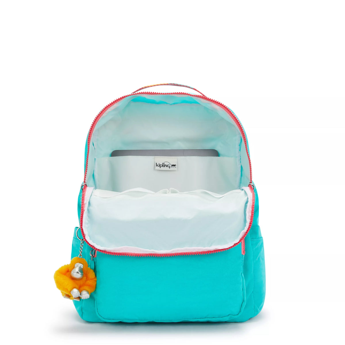 Kagan 16" Laptop Backpack Peacock Teal Stripe - 3