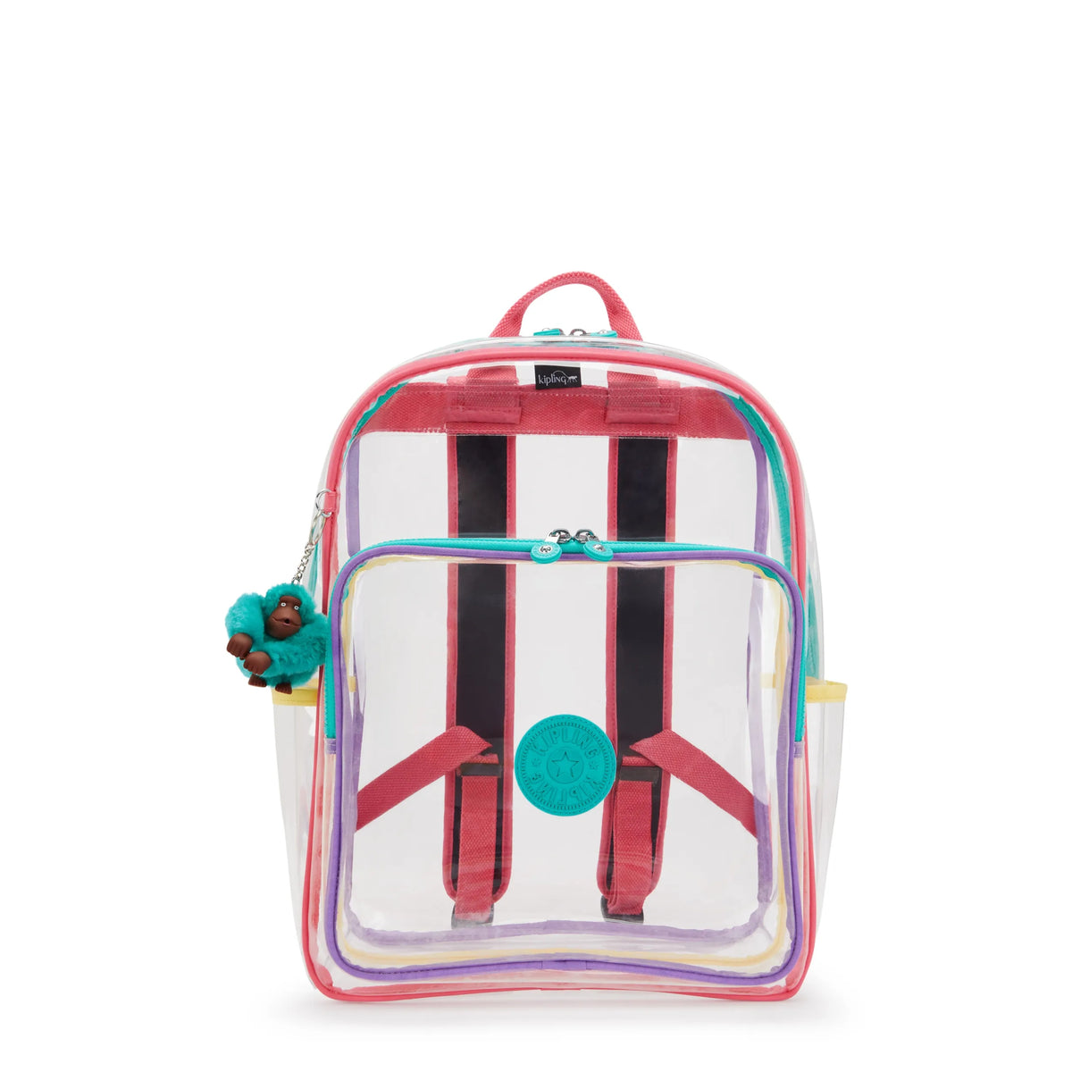 Bright Clear Backpack Peacock Pop Multi - 1
