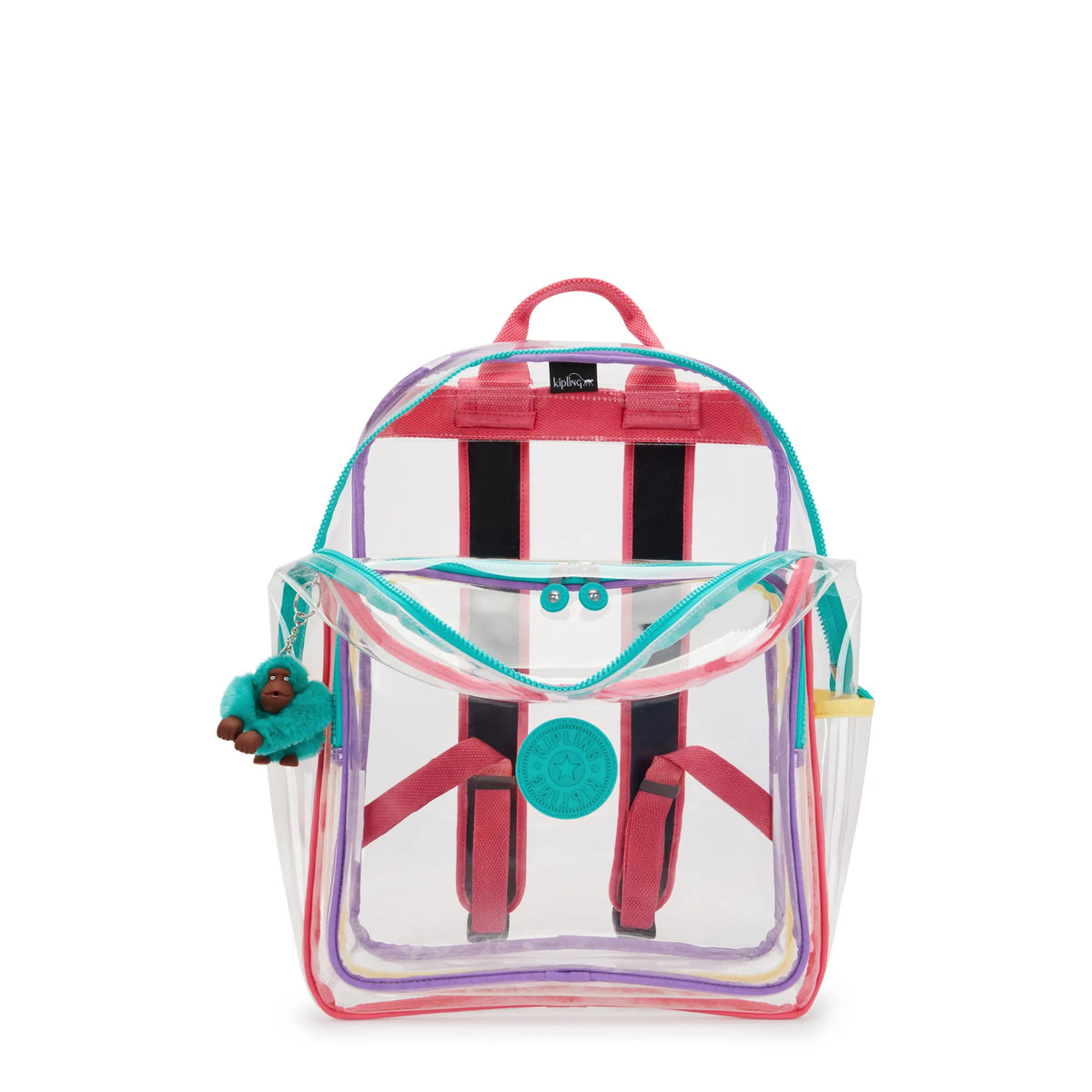 Bright Clear Backpack Peacock Pop Multi - 3