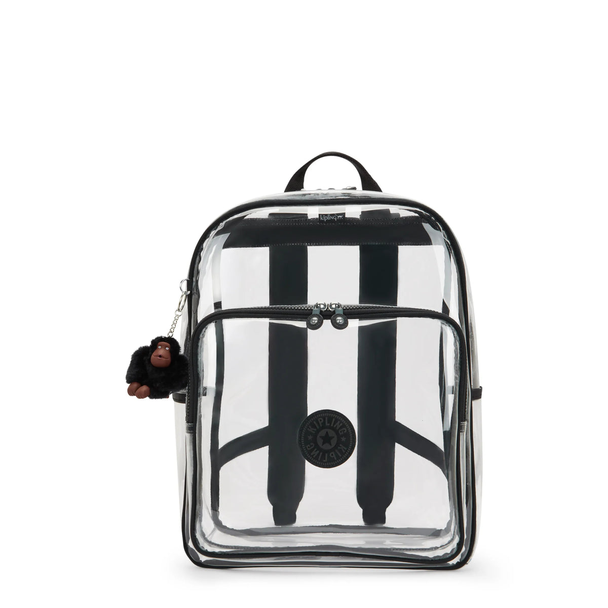 Bright Clear Backpack Jet Black Fun - 1