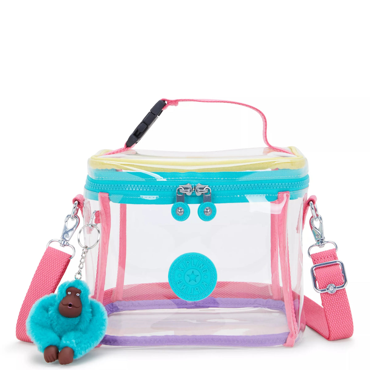 Graham Clear Lunch Bag Peacock Pop Multi - 1