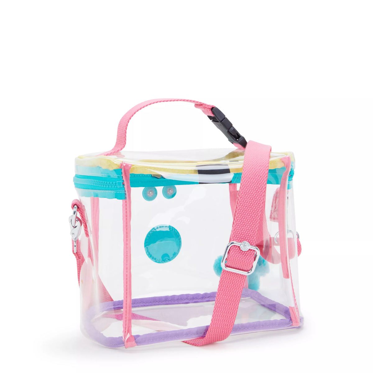 Graham Clear Lunch Bag Peacock Pop Multi - 2