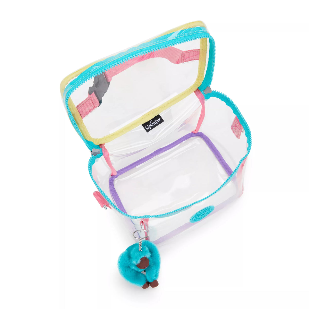 Graham Clear Lunch Bag Peacock Pop Multi - 3